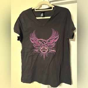 Harley-Davidson women's short-sleeve V-neck t-shirt